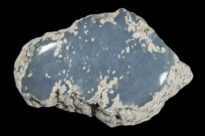Polished Angelite (Blue Anhydrite) Stone - Peru #172554